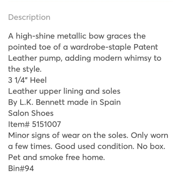 Sz.37 L.K. Bennett Heels - Picture 8 of 8